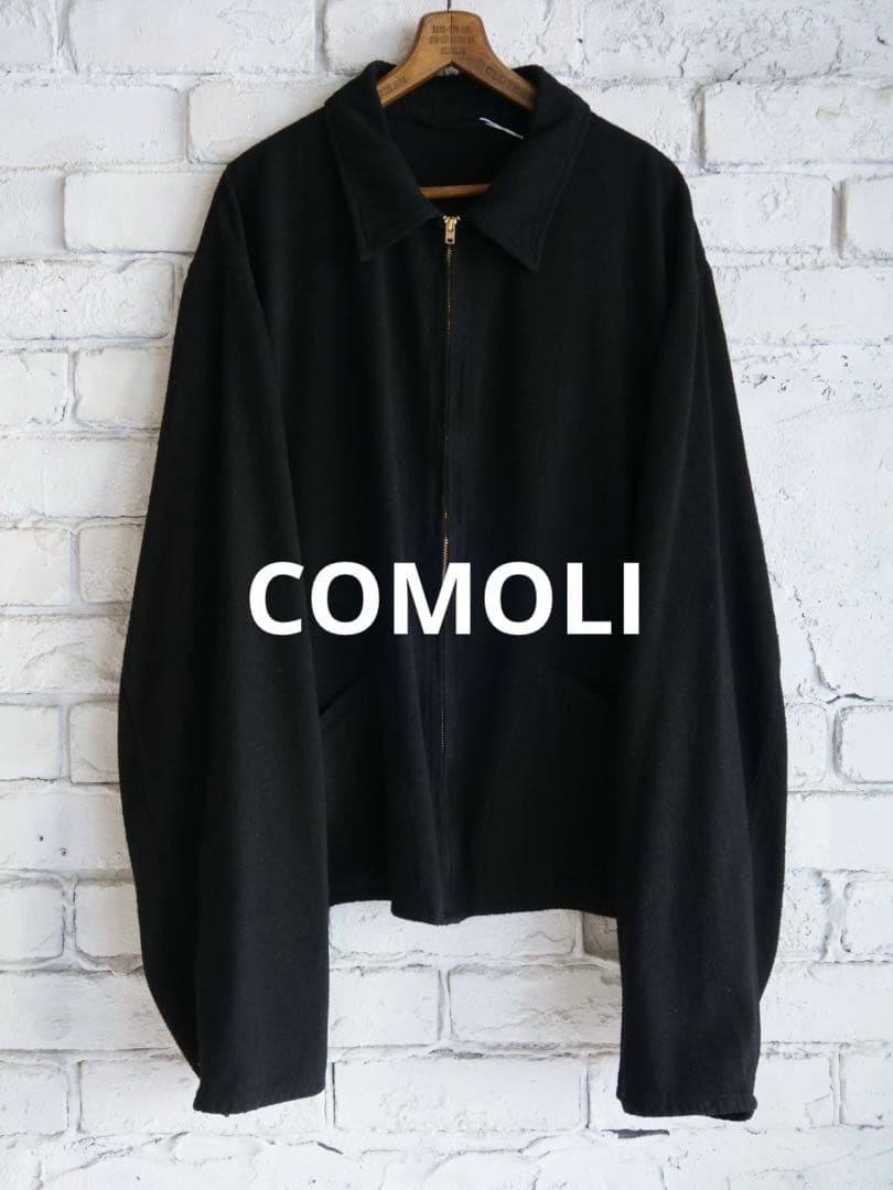 comoli 25SS シルクネップ ジップショートジャケット サイズ3