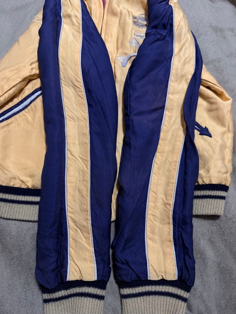 ２面用 テーラー東洋 虎 ライダース 日本限定スカジャン レーヨン unisex