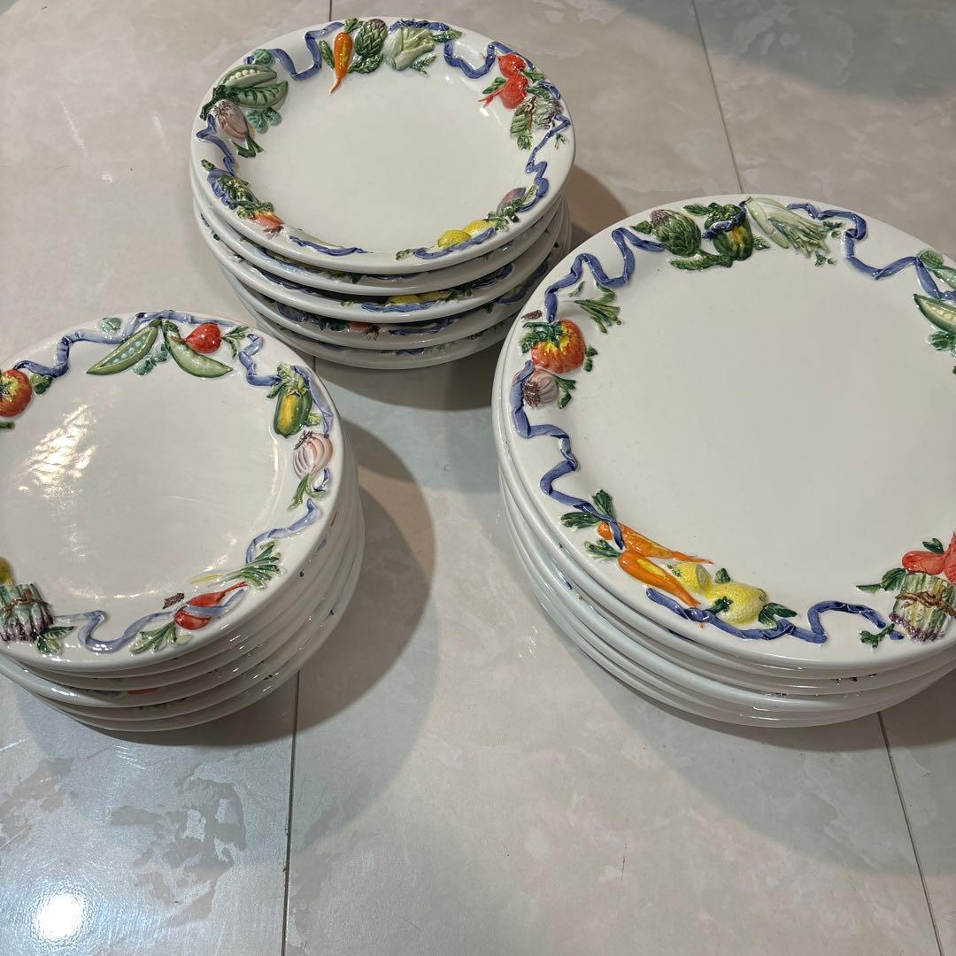 イタリア製 陶器 デザートボウル フルーツ柄　サラダボール 鉢 カラフル 小鉢