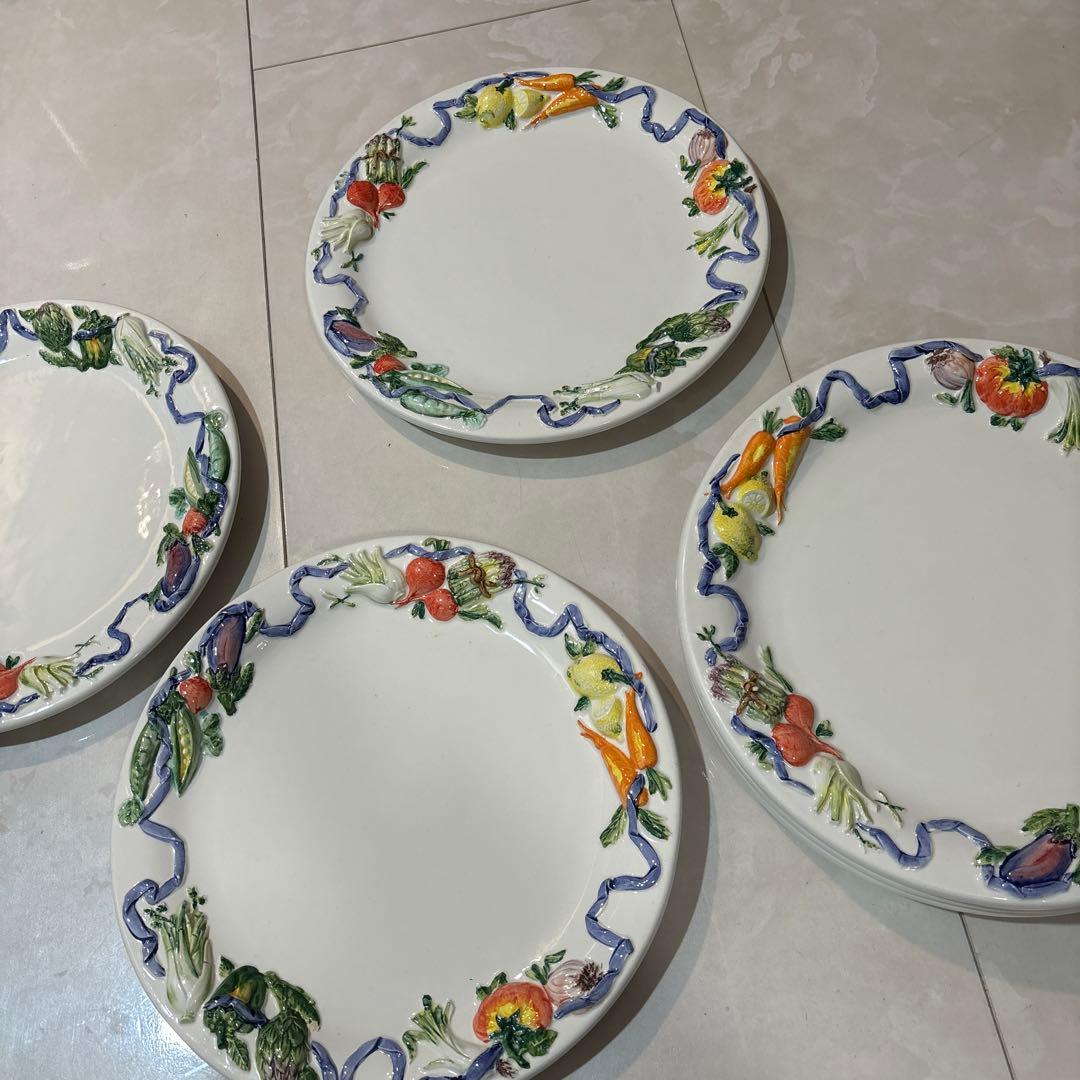 イタリア製 陶器 デザートボウル フルーツ柄　サラダボール 鉢 カラフル 小鉢