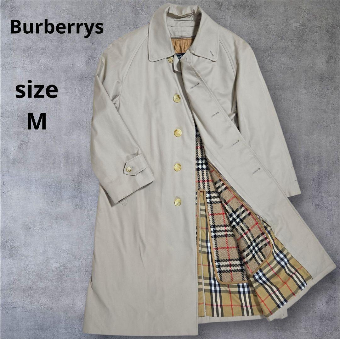 バーバリーズ ステンカラーコート ウール ライナー付き ノバチェック