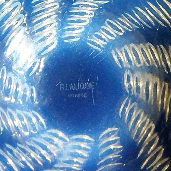 ルネ ラリック  Rene LALIQUE  ONDES アンティーク大皿