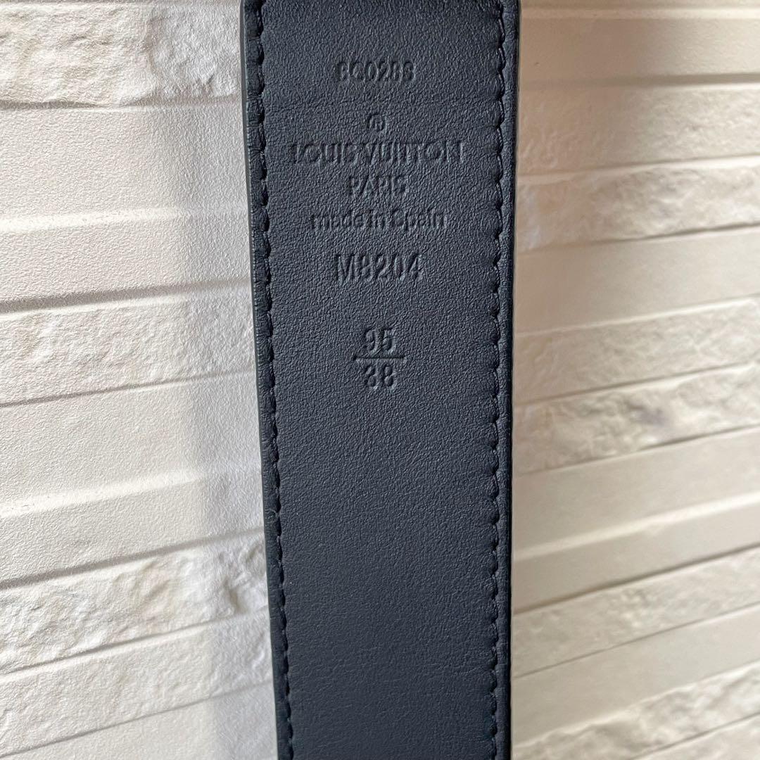 良品 ルイヴィトン ダミエ アンフィニ サンチュール ベルト ブラック