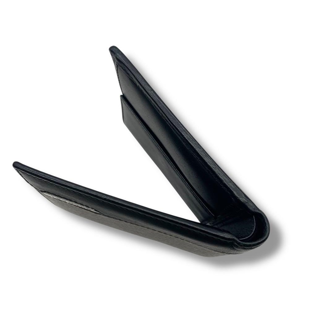 極美品　ブルガリ　折りたたみ　財布　レザー　ブラウン　黒