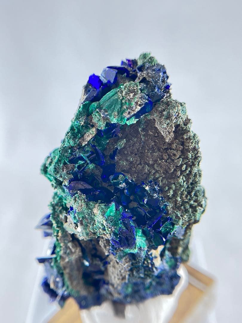 【鉱物商店】アズライト（藍銅鉱）とマラカイト　天然石　原石
