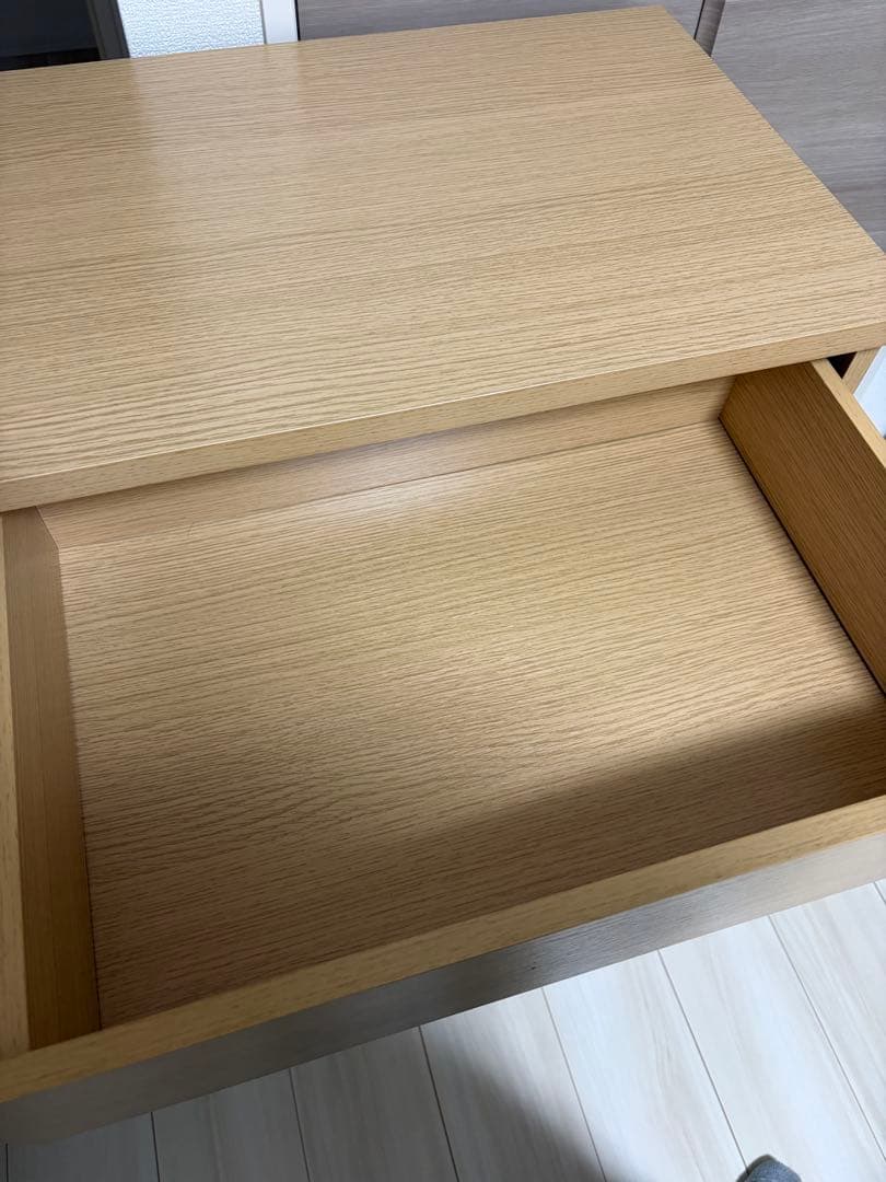 【美品】ニトリナチュラル4段木製チェスト