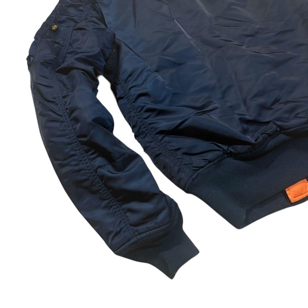 アルファインダストリーズ MA-1 フライトジャケット ネイビー Sサイズ