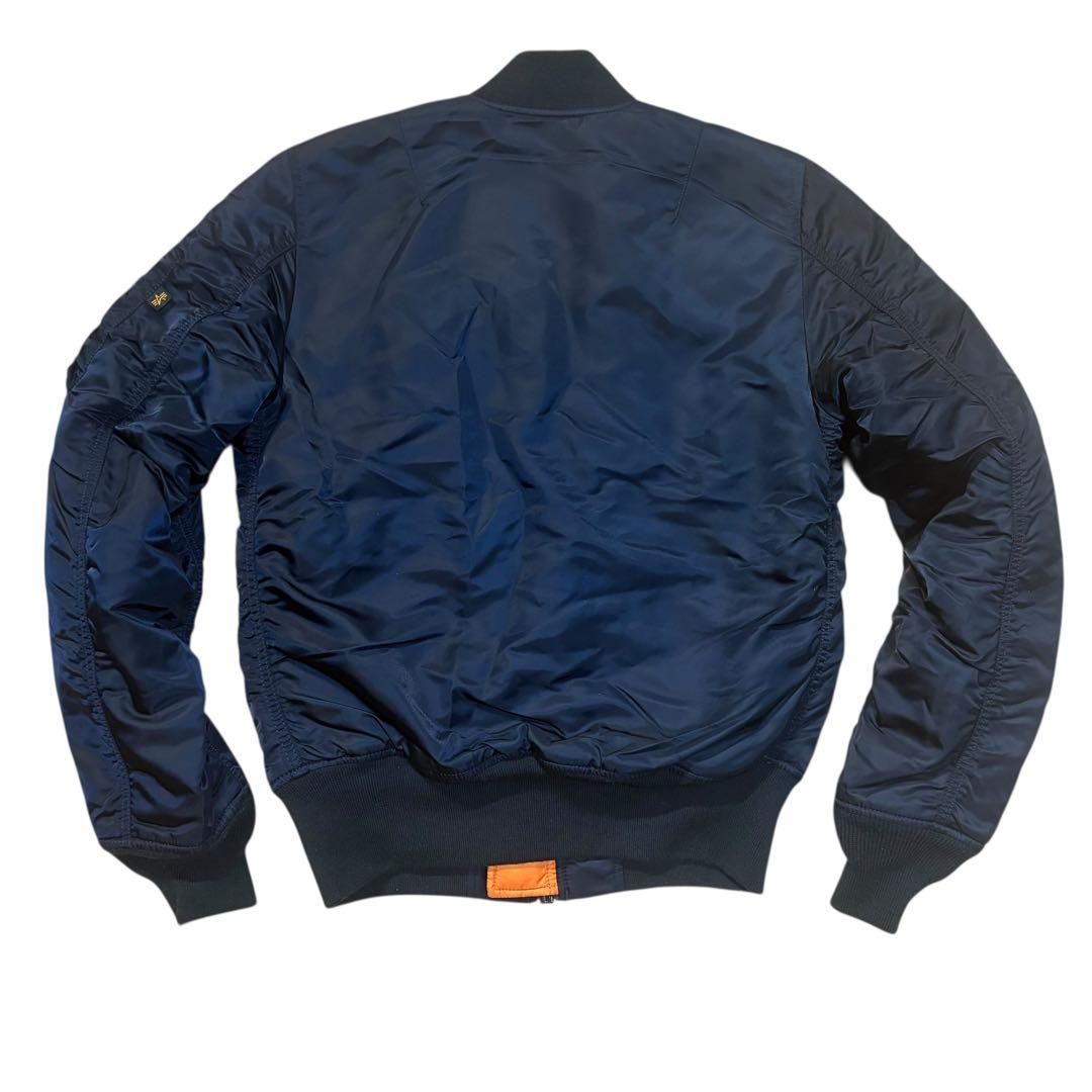 アルファインダストリーズ MA-1 フライトジャケット ネイビー Sサイズ
