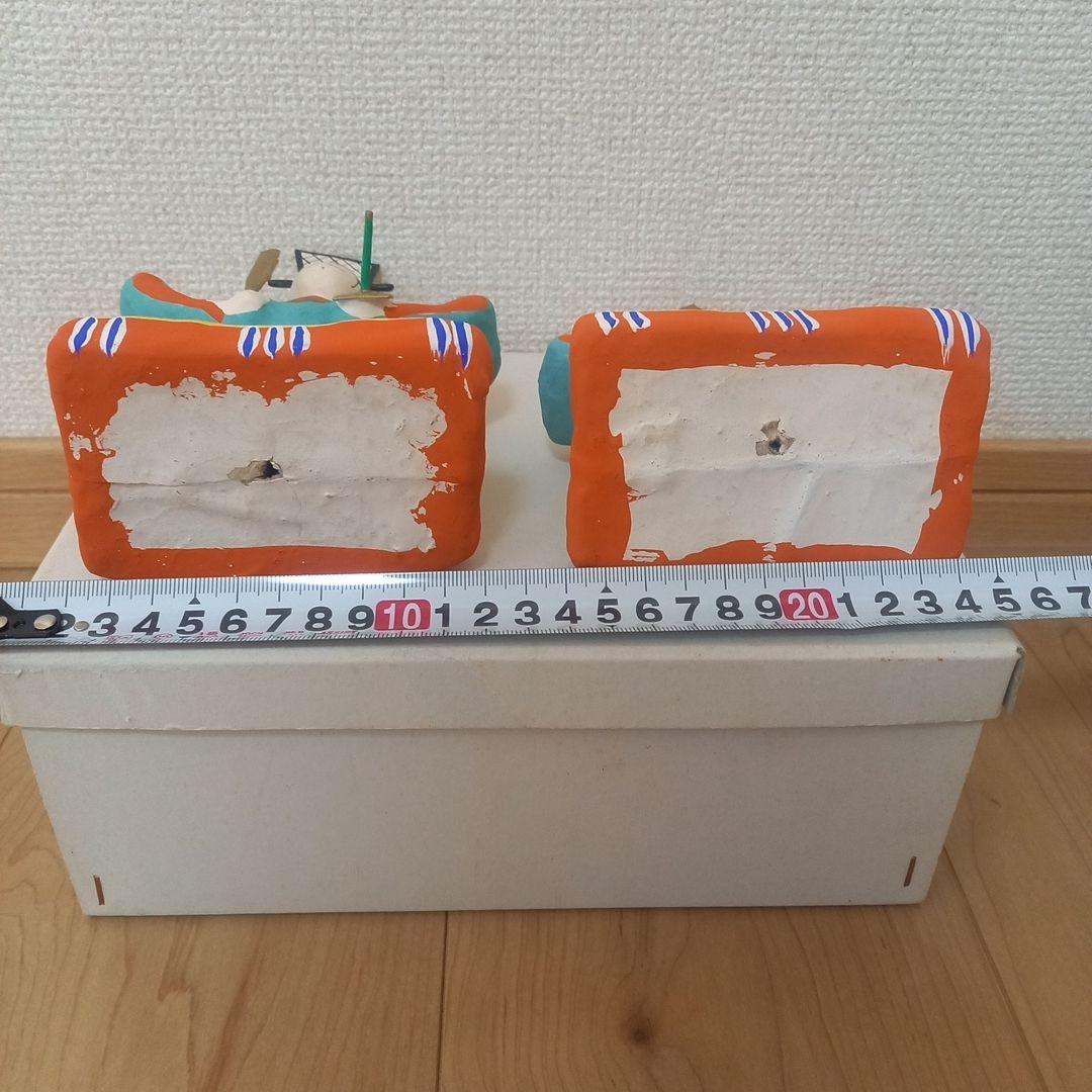 三春張子 雛人形 10体揃い 一式 張子 郷土玩具 ひな祭り 民芸人形