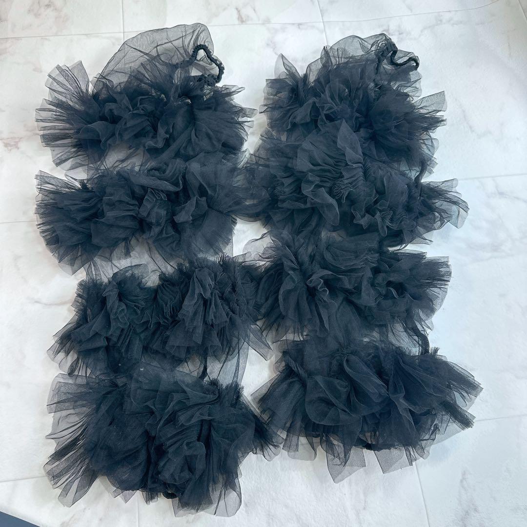 LEJA ボリュームチュールスリーブオールインワンパンツドレス　サロペット