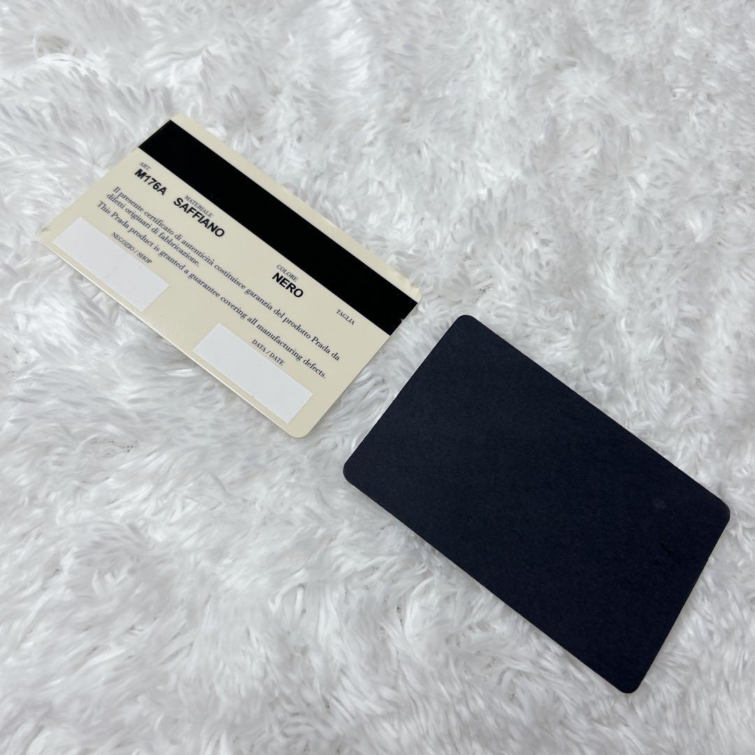 【美品✨️】PRADA プラダ サフィアーノ 三つ折り財布 NERO
