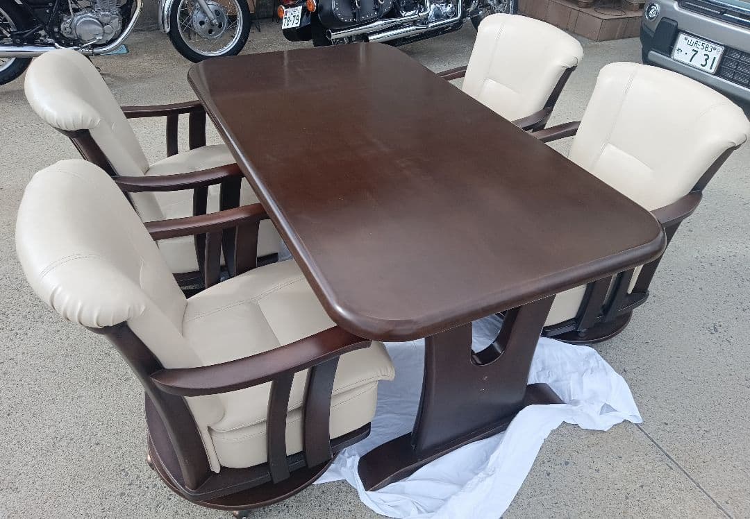 みーさん専用！美品 高級ダイニングテーブルセット 椅子4脚付