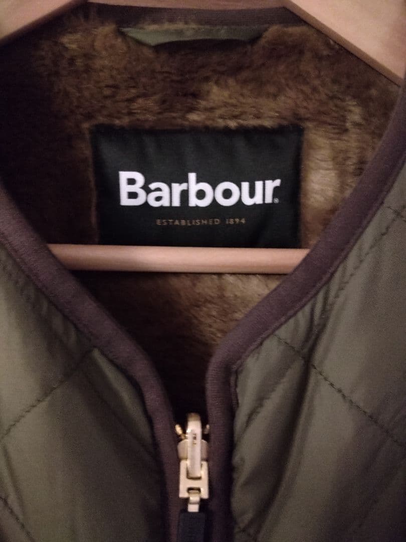 【別注】〈Barbour〉キルティング×フェイクファー リバーシブルベスト