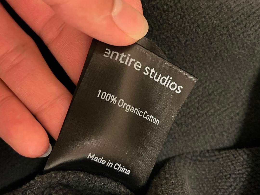 Entire Studios エンタイアスタジオ full zipパーカー S