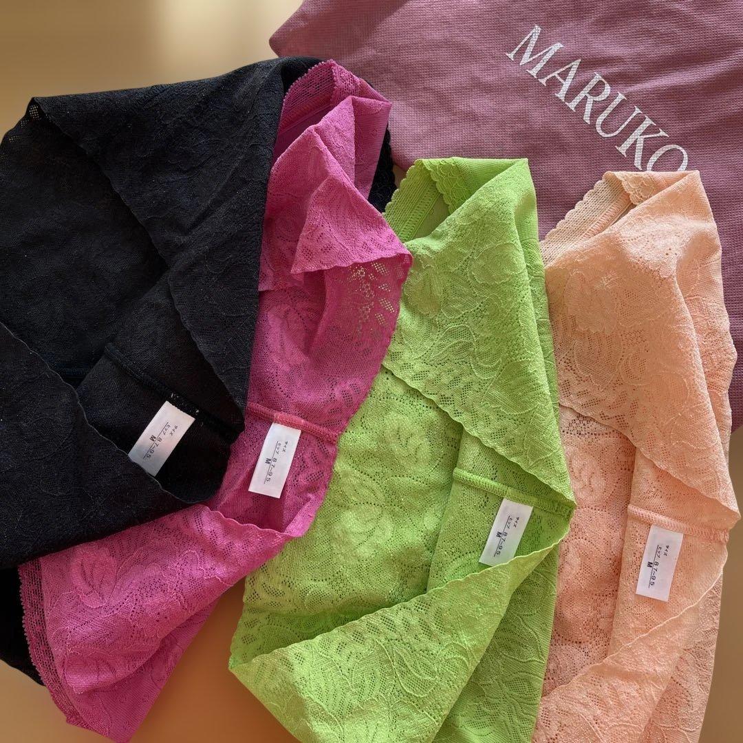 マルコ　カリーユレースショーツMサイズ　4枚セット