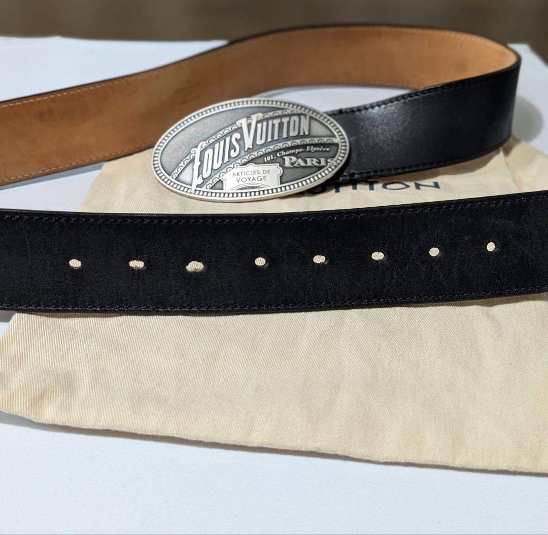 LOUISVUITTON　サンチュールエルドラド　ベルト　ブラック