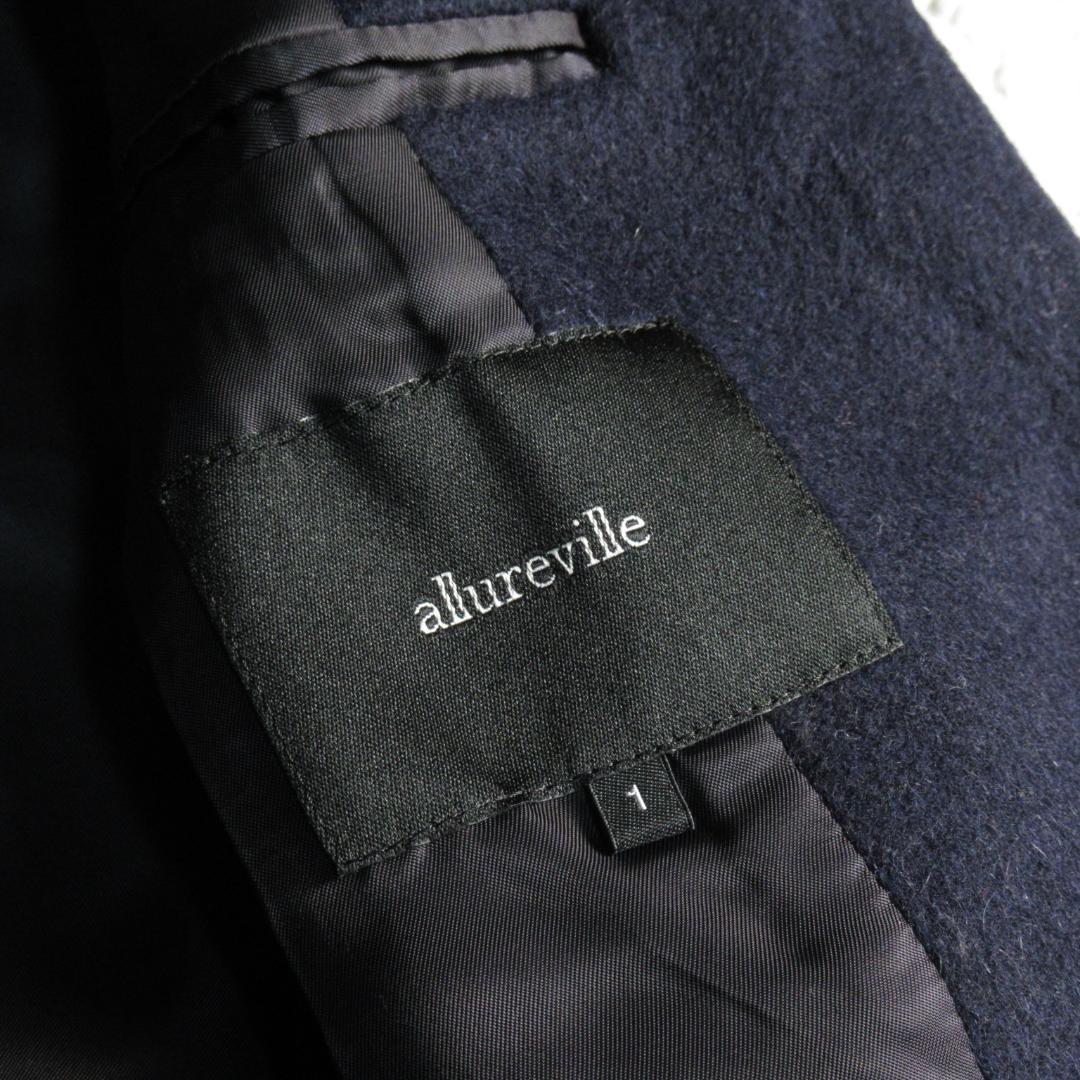 アルアバイル アンゴラブレンド チェスターコート Ⅰ 紺 上質 上品 秋冬