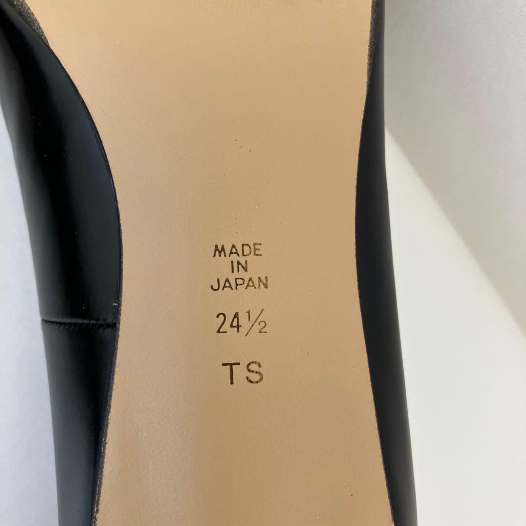 美品⭐︎ DIANA ブラックパンプス ポインテッドトゥ24.5cm
