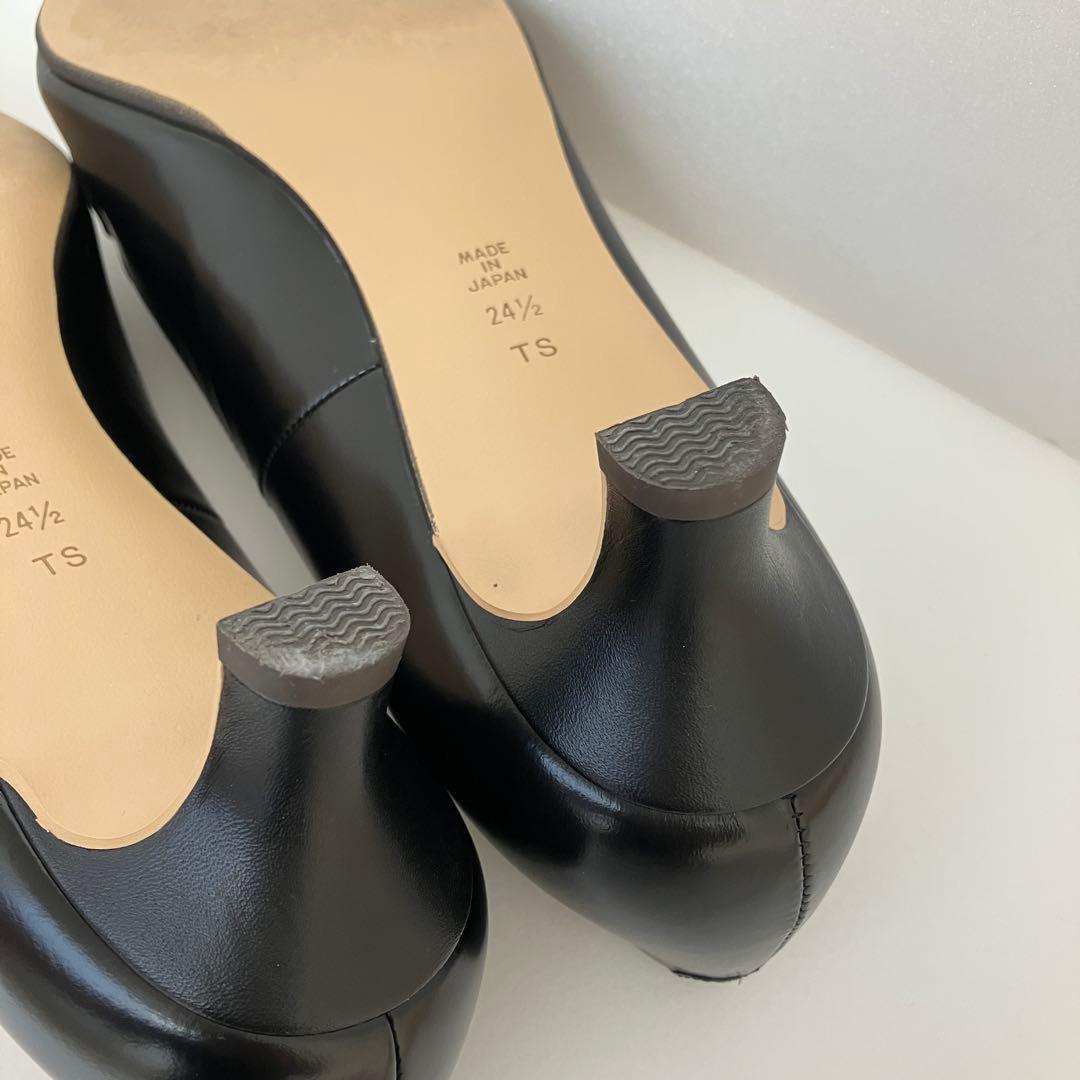 美品⭐︎ DIANA ブラックパンプス ポインテッドトゥ24.5cm
