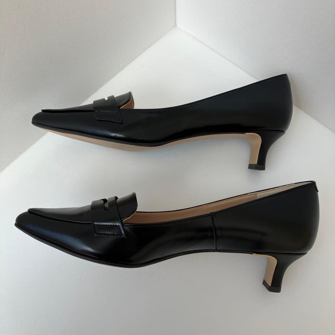 美品⭐︎ DIANA ブラックパンプス ポインテッドトゥ24.5cm