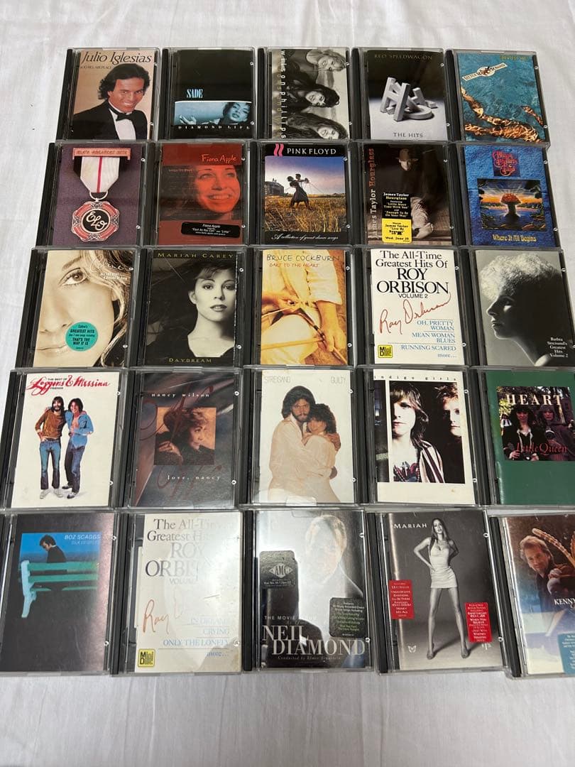 b*4様 ピンクフロイド、マライア、25枚の洋楽MDカセット纏めて