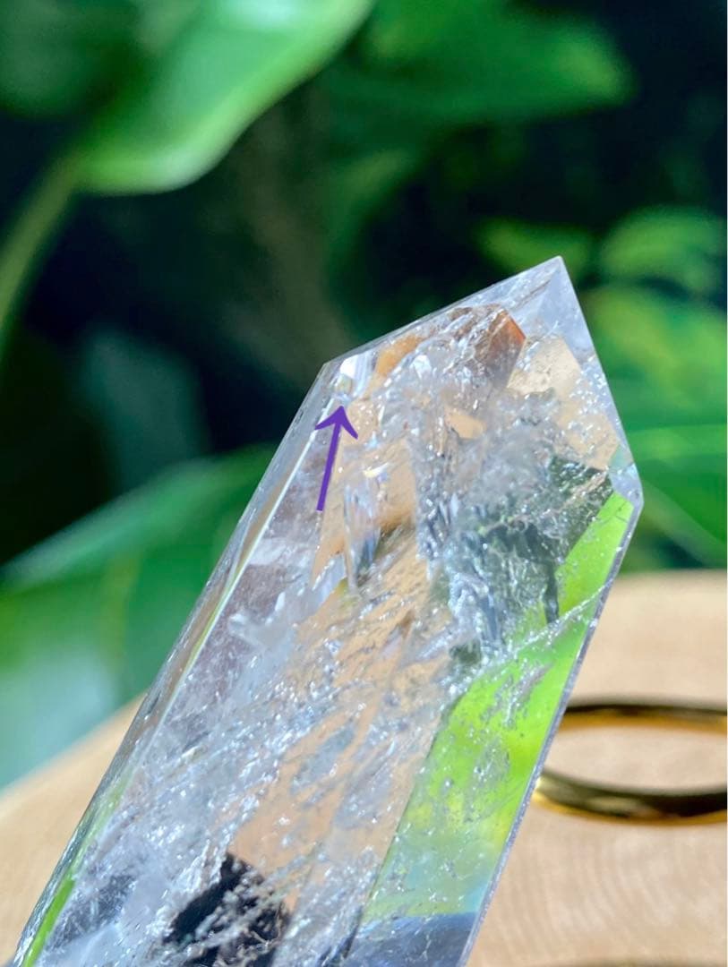 ガネーシュヒマール産 ダブルポイント ヒマラヤ水晶　天然石　両剣水晶