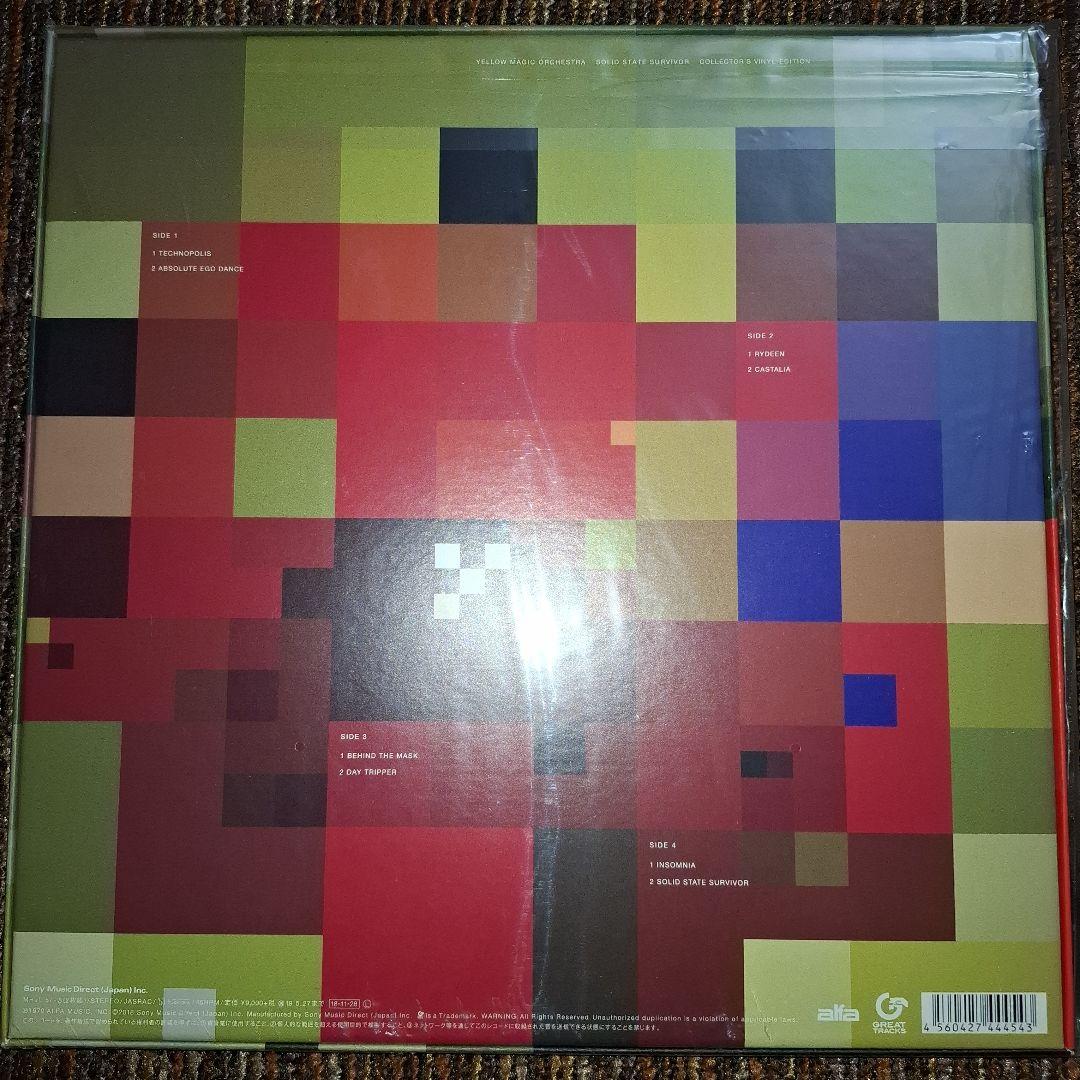 新品未開封　YMO／SOLID STATE SURVIVOR　2枚組レコード