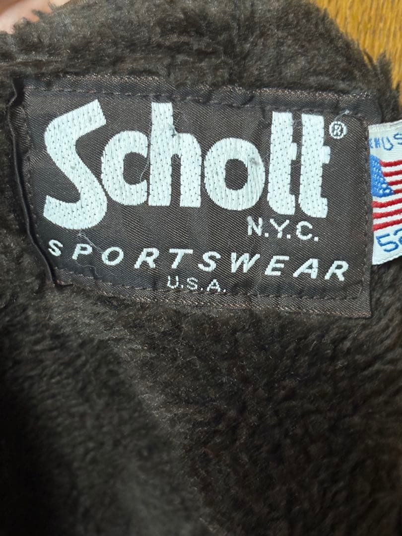 【希少】80sUSA製Schott a2 フライトジャケット サイズ52