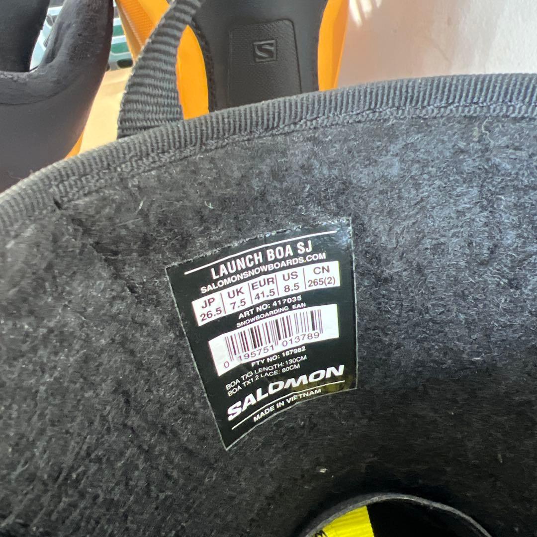 SALOMON スノーボードLAUNCH BOA SJ 22-23 26.5cm