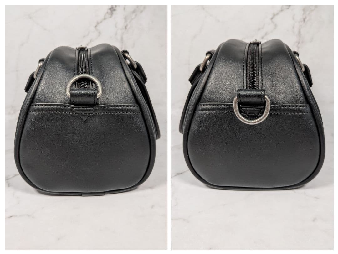 DIESEL ディーゼル『MERI S』エンボスロゴミニボストン2WAY 黒