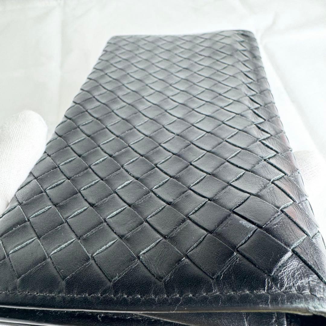BOTTEGA VENETAボッテガヴェネタ 長財布イントレ ブラック