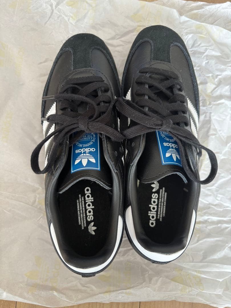 adidas サンバ黒　23.5 美品