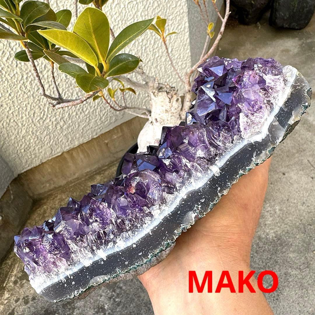 M1890☆アメジストクラスター2.4Kg☆ウルグアイ産☆N60104-A