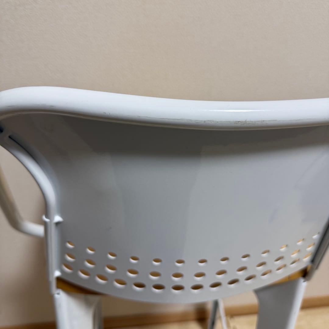 DULTON ダルトン バーチェア ハイチェア 木製座面 白　②