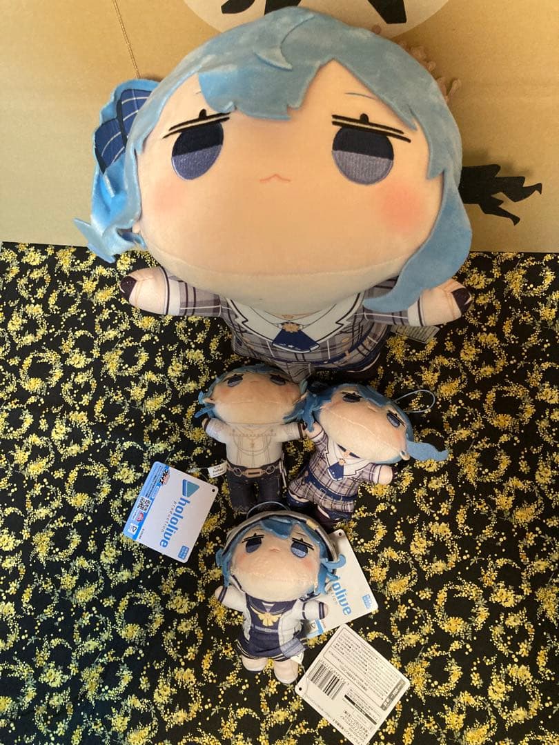 ホロライブ寝そべりBIGぬいぐるみー星街すいせいー寝そべりミニマスコットー星街