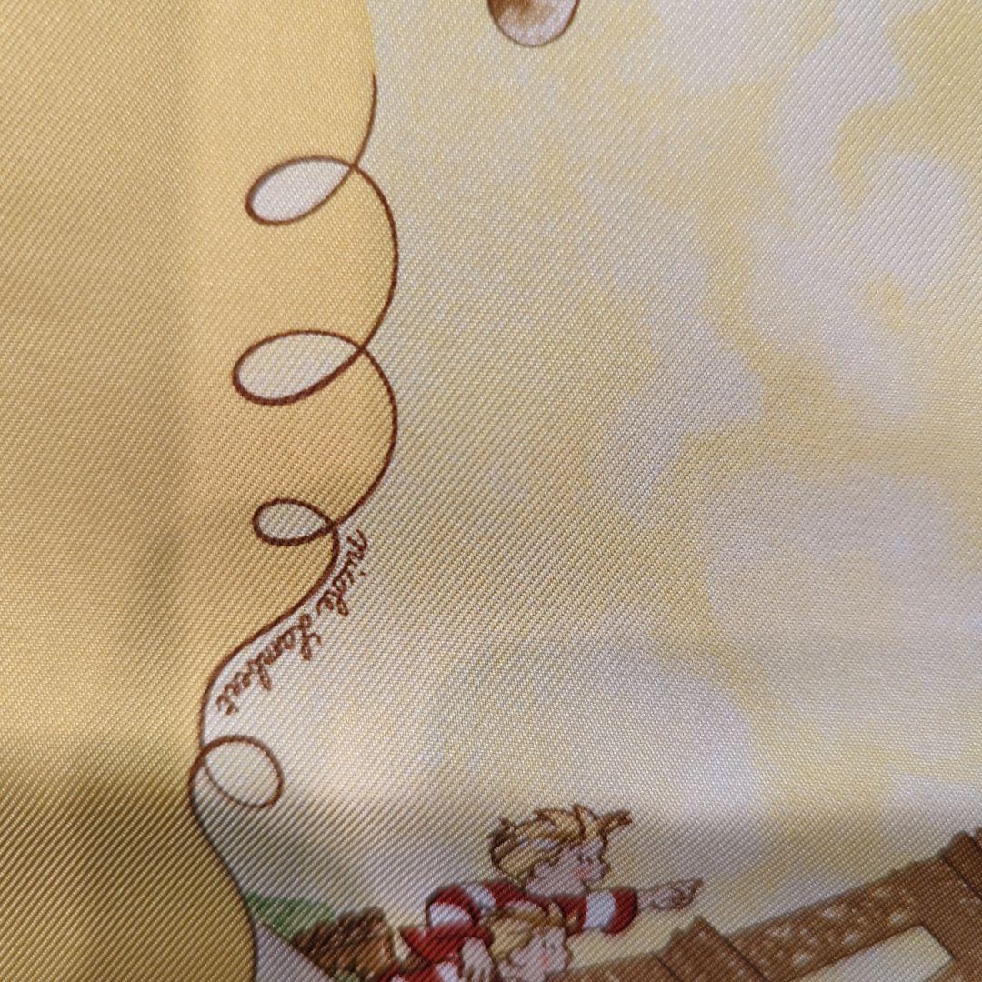 エルメス　スカーフ　カレ45 　ガヴロッシュ　いたずら三つ子