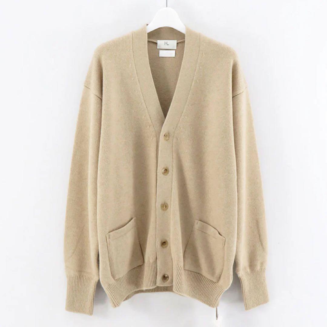 美品 HERILL Goldencash Cardigan 2 ナチュラル