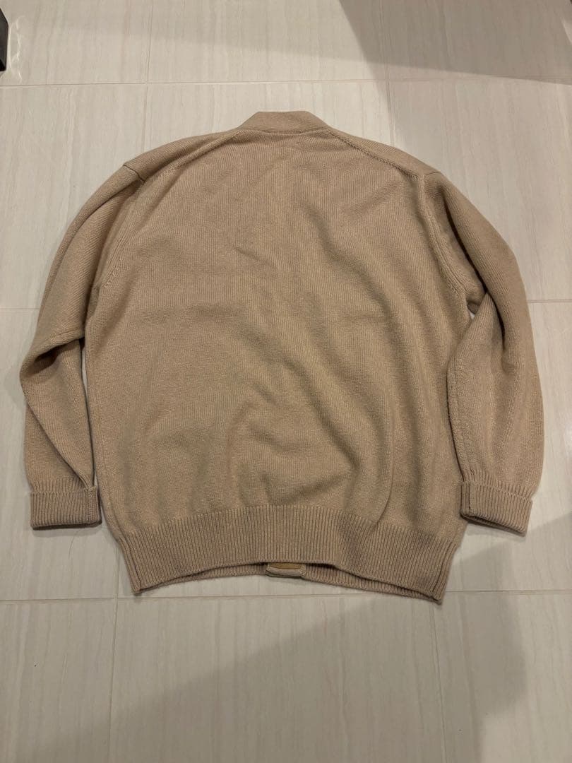 美品 HERILL Goldencash Cardigan 2 ナチュラル
