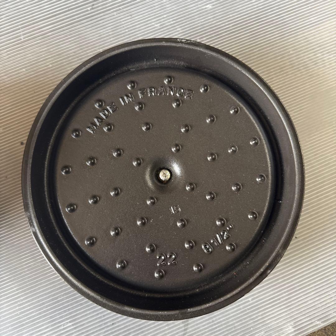STAUB LA COCOTTE 鍋 22cm 現状品