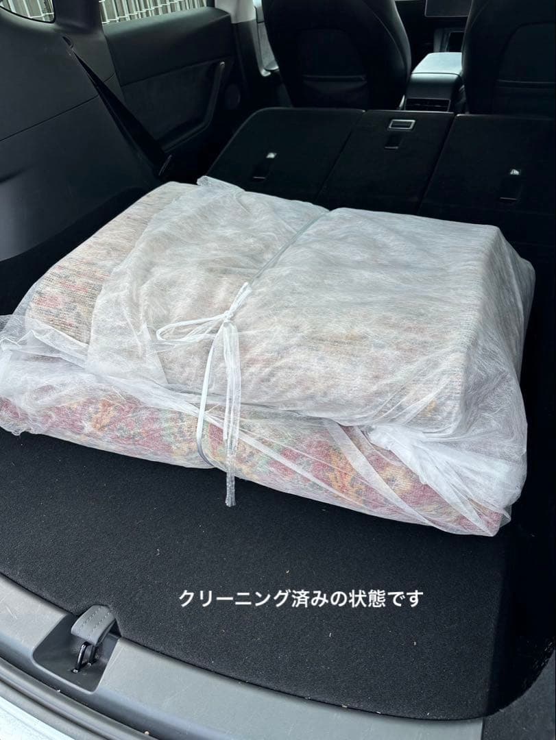 ⭐️【全国送料無料】アンティーク　ベルギー製　ラグ　絨毯　290cm 大判　輸入品