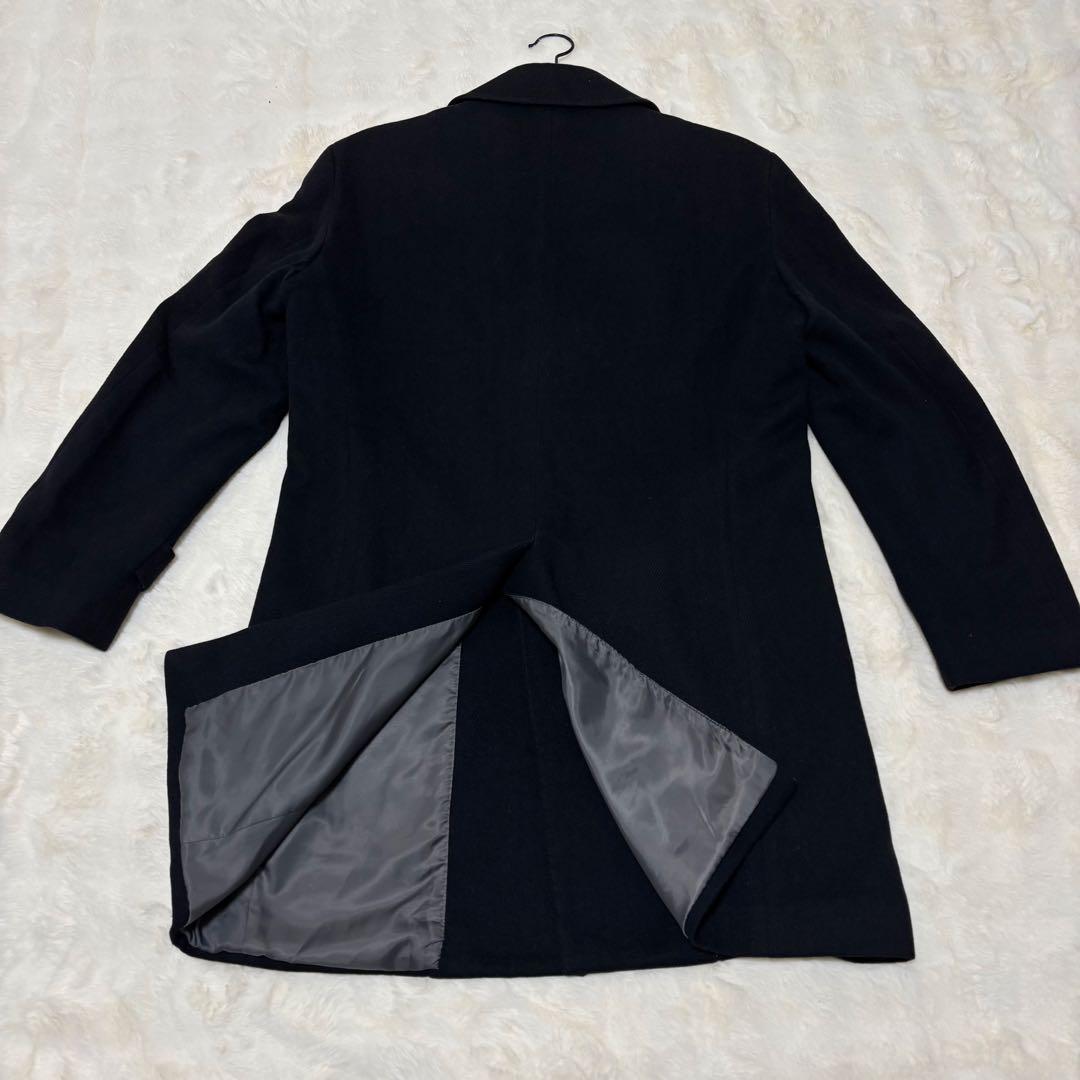 【極美品✨】ミツミネ　カシミヤ100% ステンカラーコート M ブラック