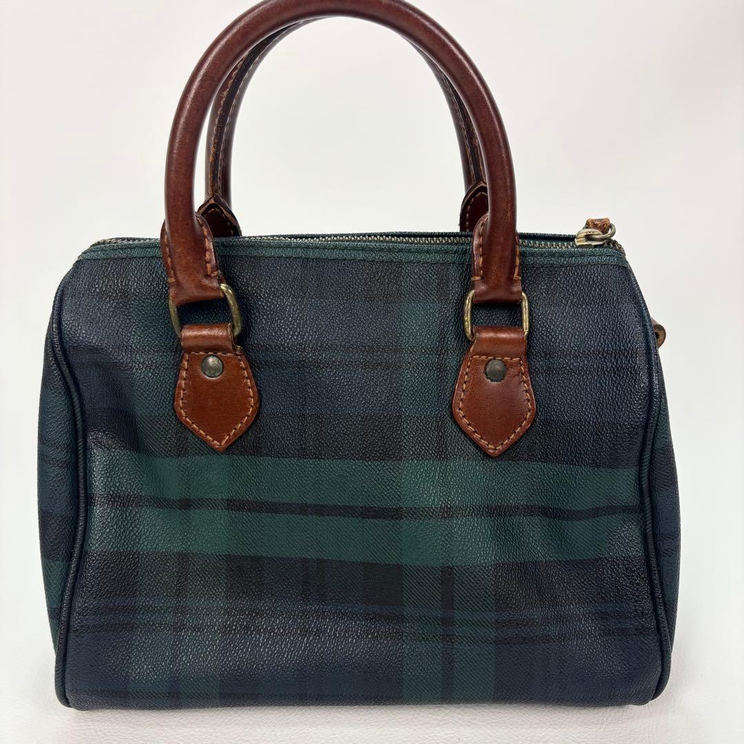 希少✨Polo Ralph Lauren ミニボストンバッグ タータンチェック