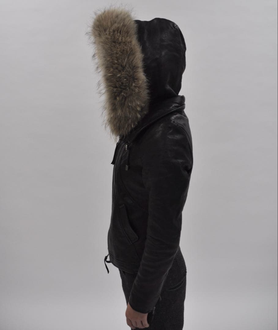 ジャケット・アウター GOA 00s archive fur leather jacket 3WAY