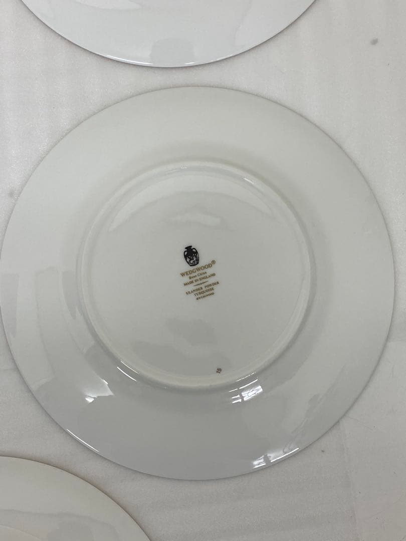 3-3059 ウェッジウッドのユーランダーパウダーターコイズプレート20.5cm