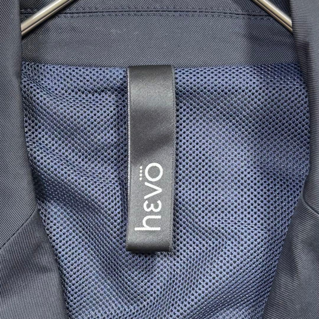 RealR様　HEVO イーヴォ　トレンチコート　ベルト　ネイビー　48 L