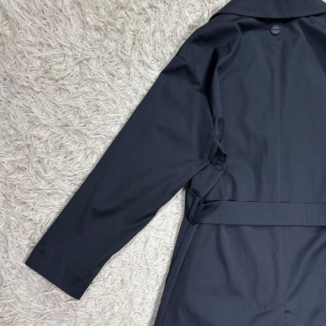 RealR様　HEVO イーヴォ　トレンチコート　ベルト　ネイビー　48 L