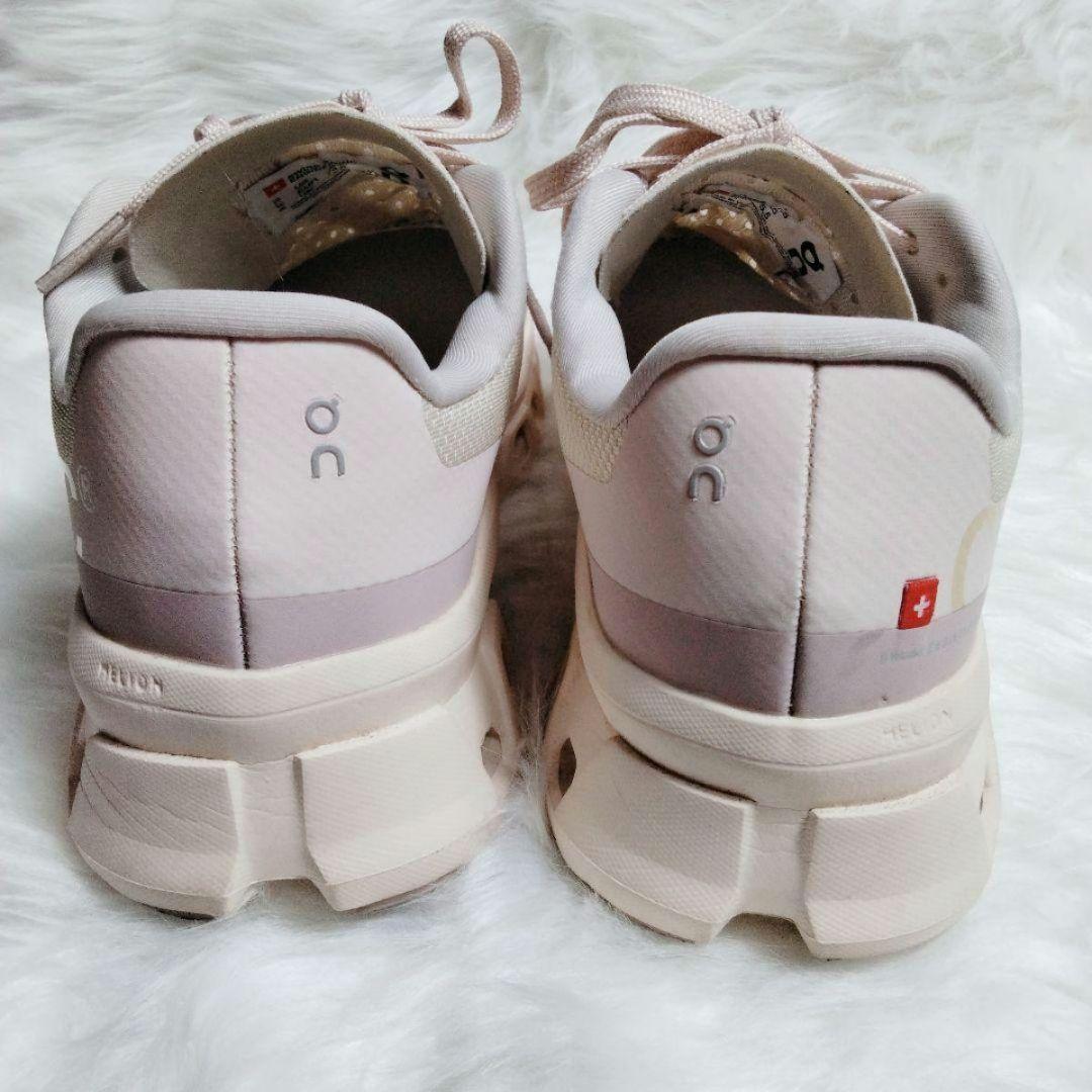 On オン クラウドモンスター スニーカー メッシュ 厚底 ピンクベージュ