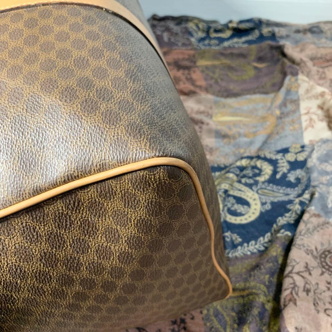 極美品！！CELINE マカダムボストンバッグ　バンドバッグ