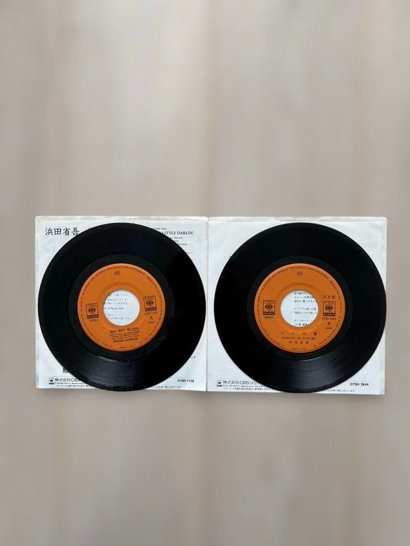 浜田省吾 7インチシングルレコード　　　　　19枚セット