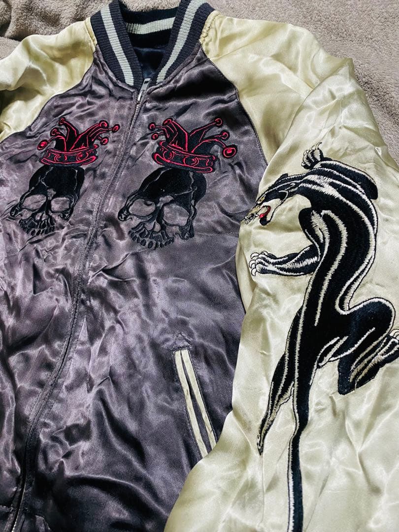 2面用 スカル Back Street Crawler 日本限定 スカジャン